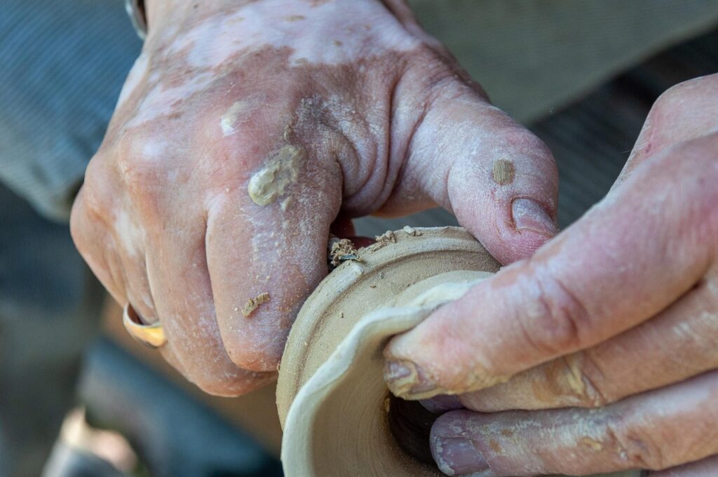 potters, craft, hobby, hands